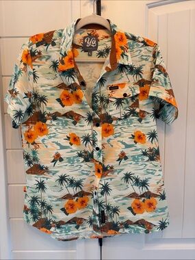 YOCOLORADO Hawaiian Print Shirt